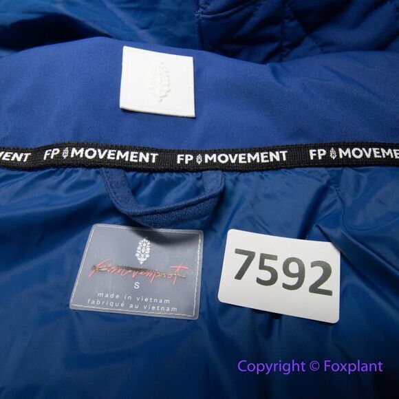 New! Free People Movement All Prepped Ski Jacket in Sapphire Blue size S - Picture 11 of 16